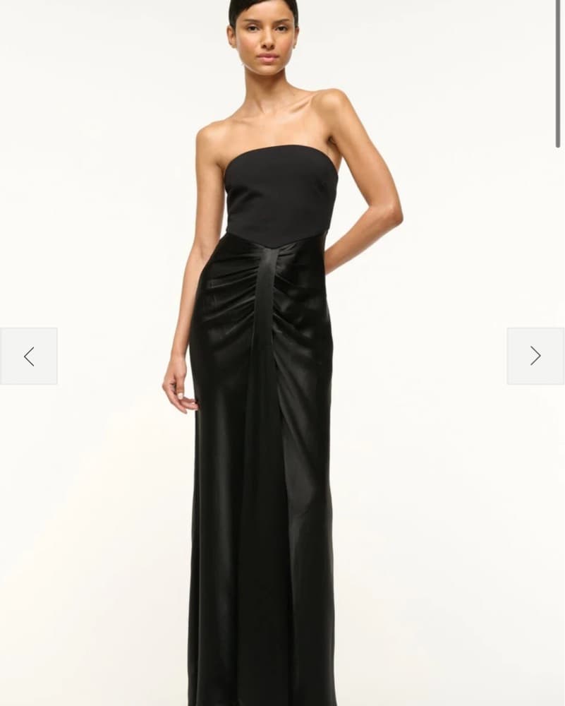 Staud Black Wayfaring Dress - Image 1