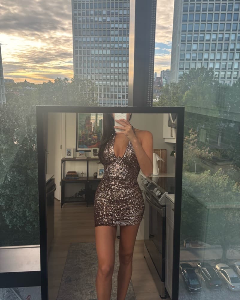 Nookie Sensation Sequin Mini Dress - Image 1