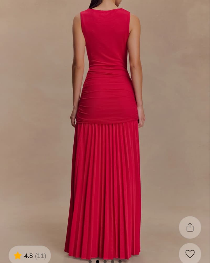 Meshki Red Dania Dress - Image 5