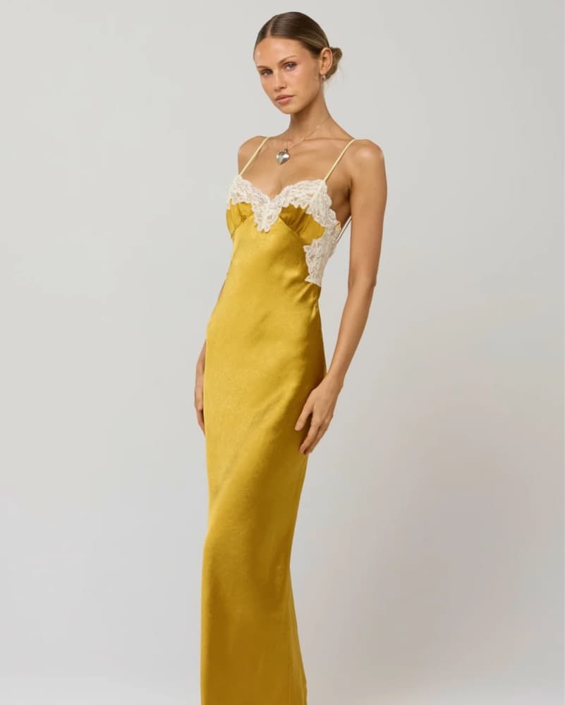Resa Mustard Gold Maxi - Image 5