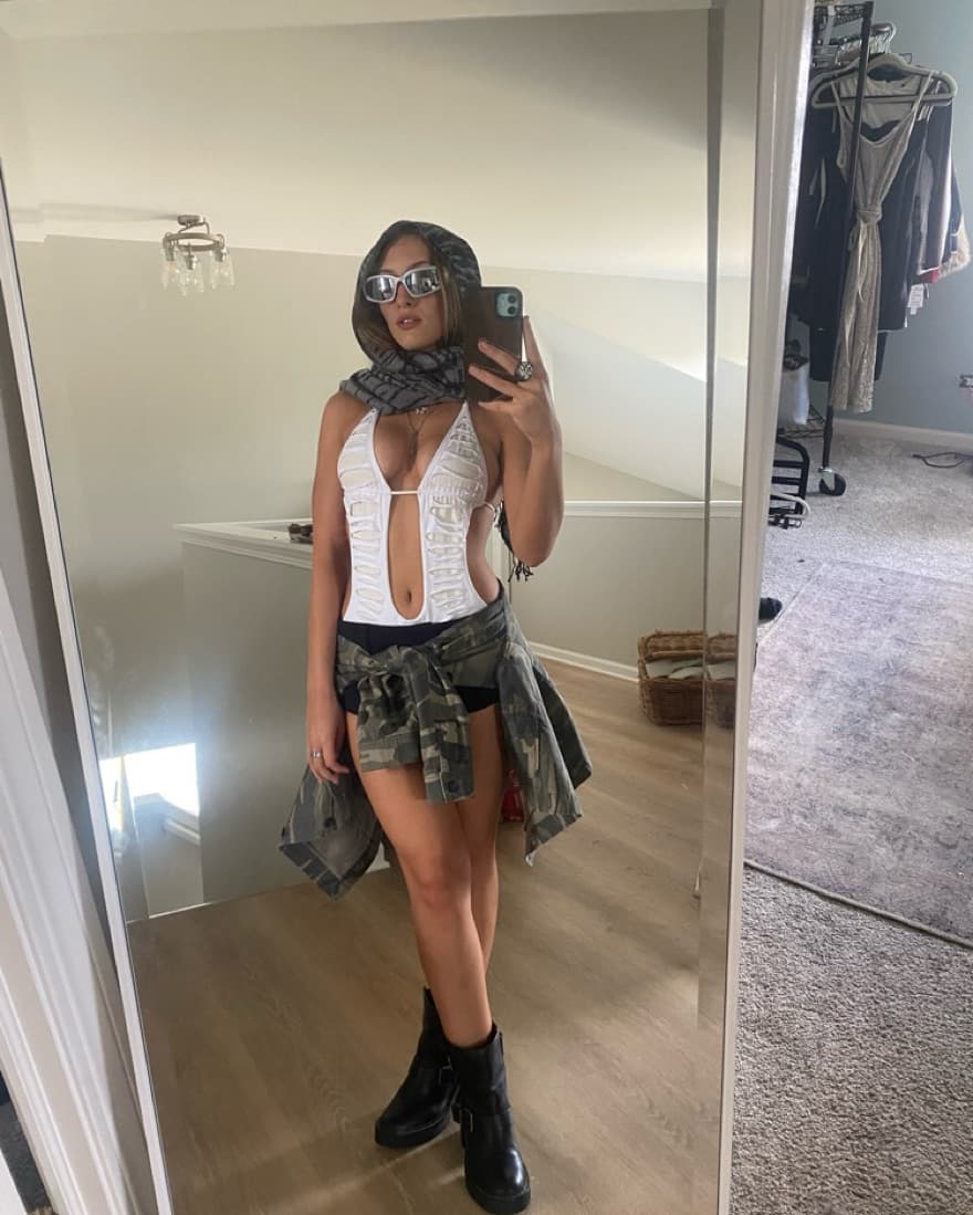 Slash Cut Bodysuit  - Image 2