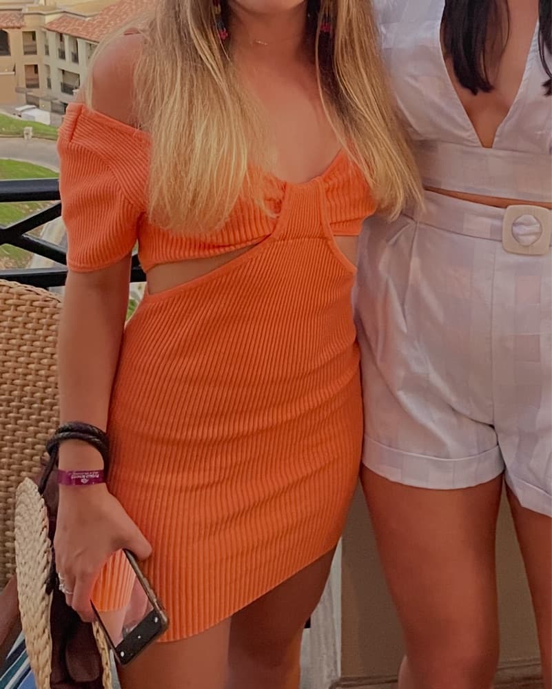 Orange Summer dress  - Image 3