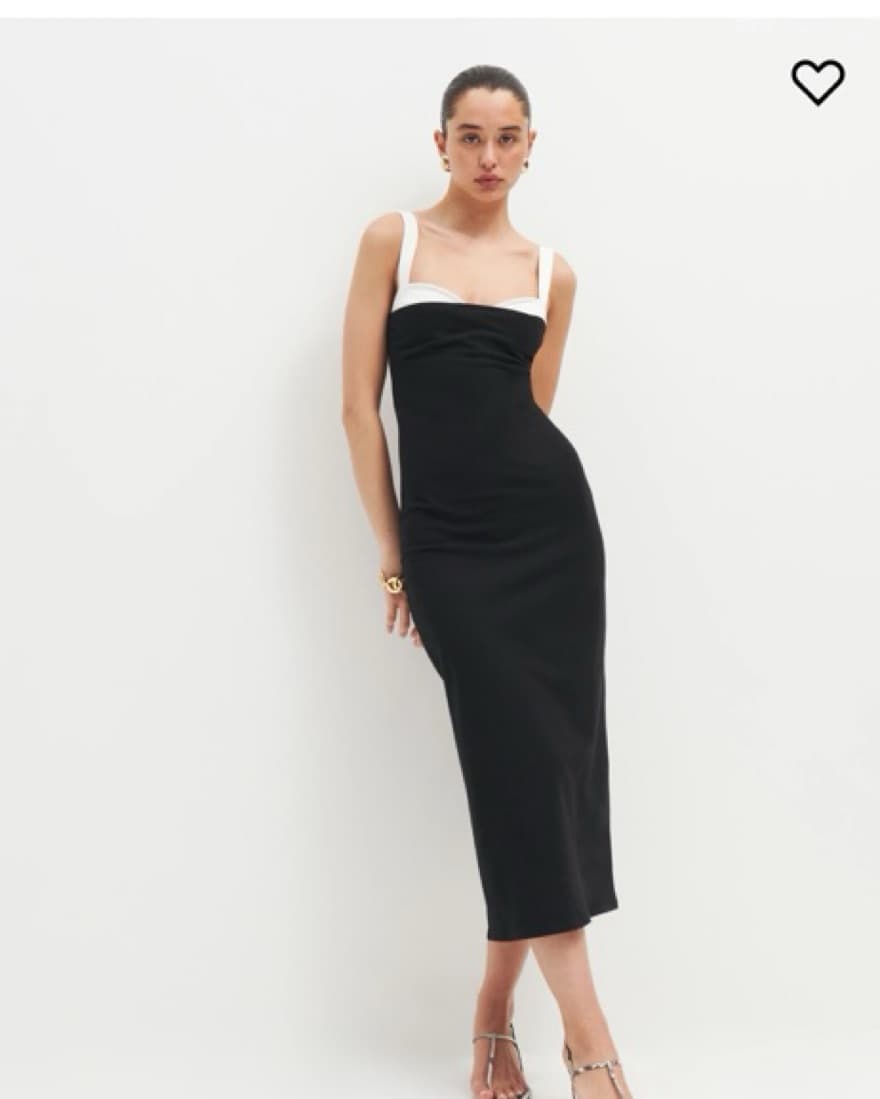 Reformation Black Dress  - Image 2