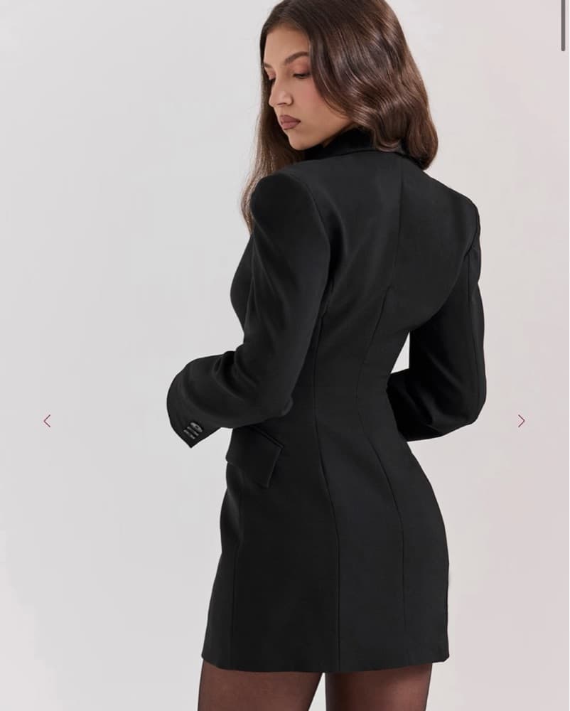 House of CB Amia Black Blazer Mini Dress - Image 5