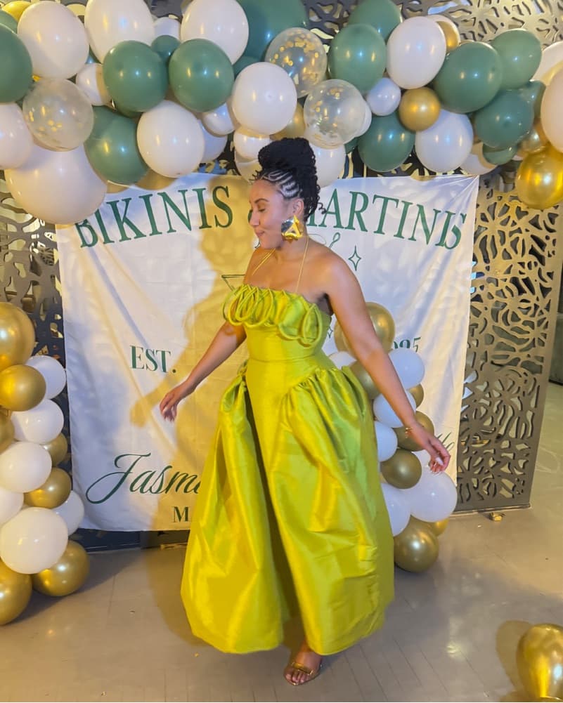 Vibrant Chartreuse Dress - Image 2