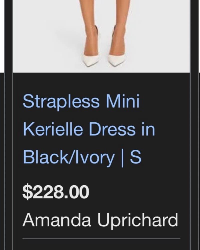 Amanda Uprichard Strapless Mini - Image 4