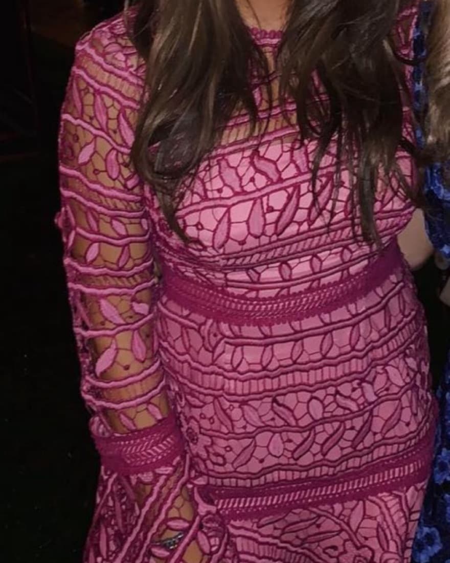 Pink Long Sleeve Dress - Image 2