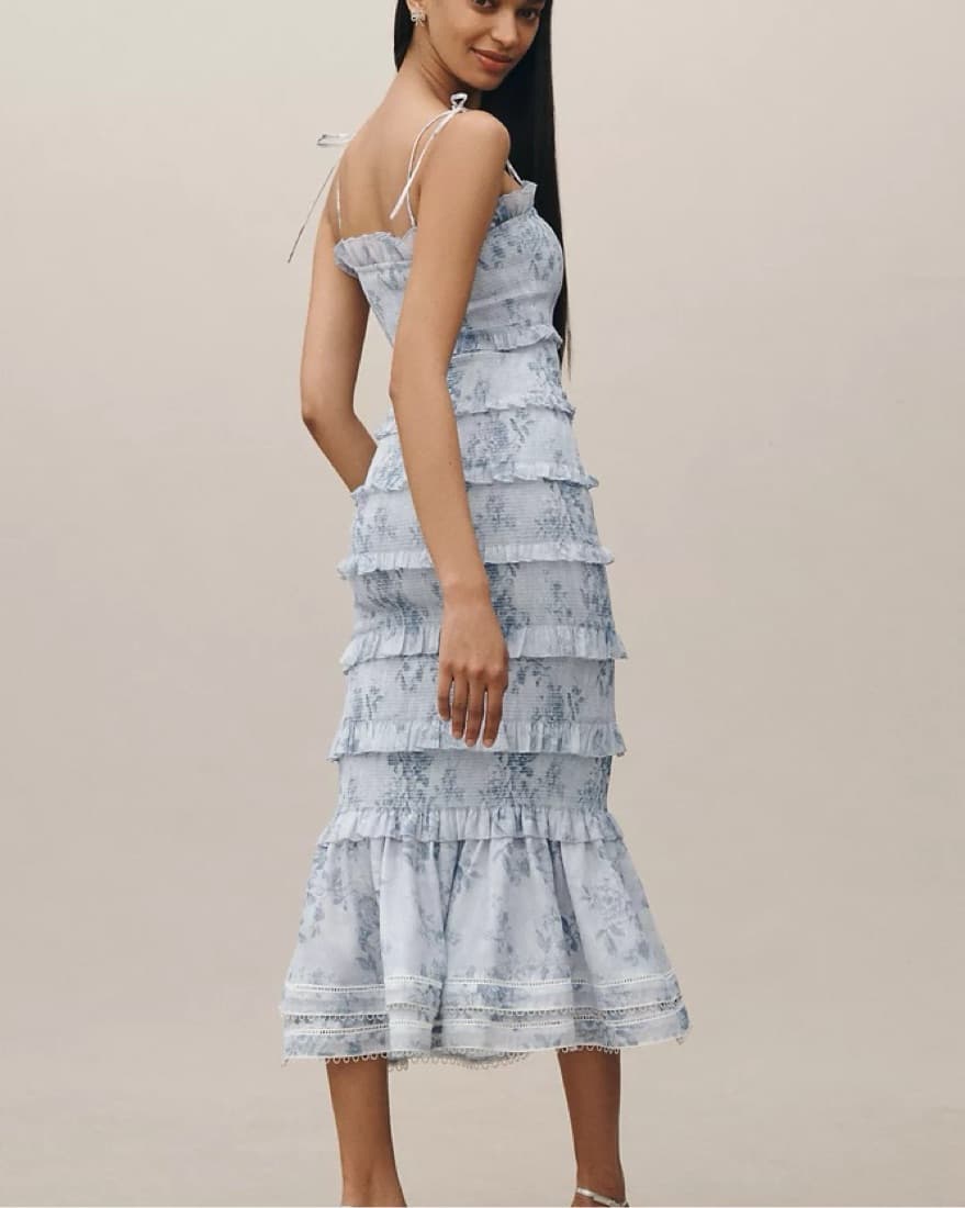 V. Chapman Geranium Dress - light blue   - Image 4