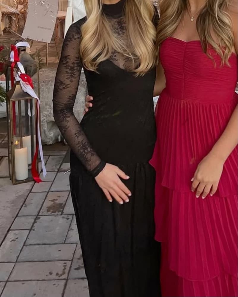 Black Wedding Guest Dress - Image 2
