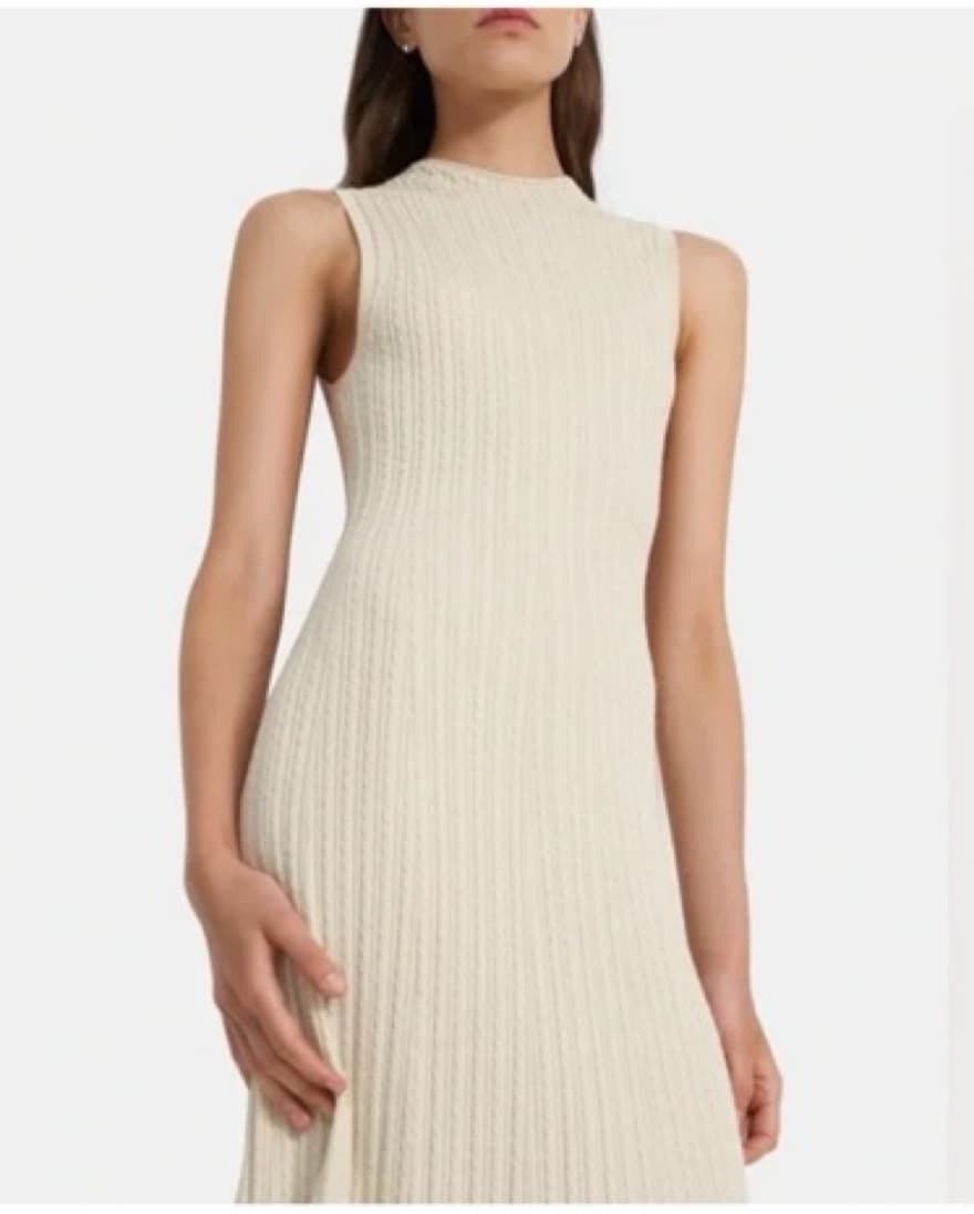 Theory Cable Knit Sleeveless Dress  - Image 3