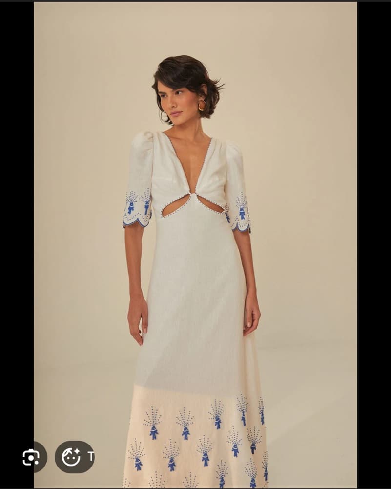 Farm Rio Sea Of Fish Dress - Image 1