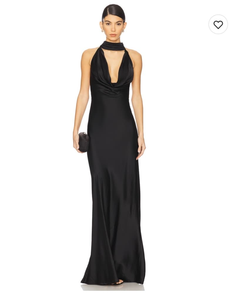 x Revolve Amelia Gown in Black - Image 1
