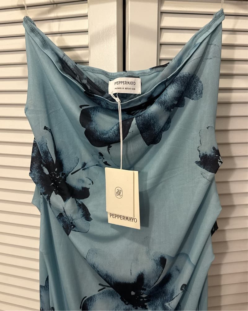 Peppermayo Floral. Strapless,Maxi Dress  - Image 2