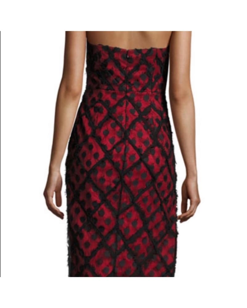 Milly Lace Patterned Midi Dress Size 12 - Image 2