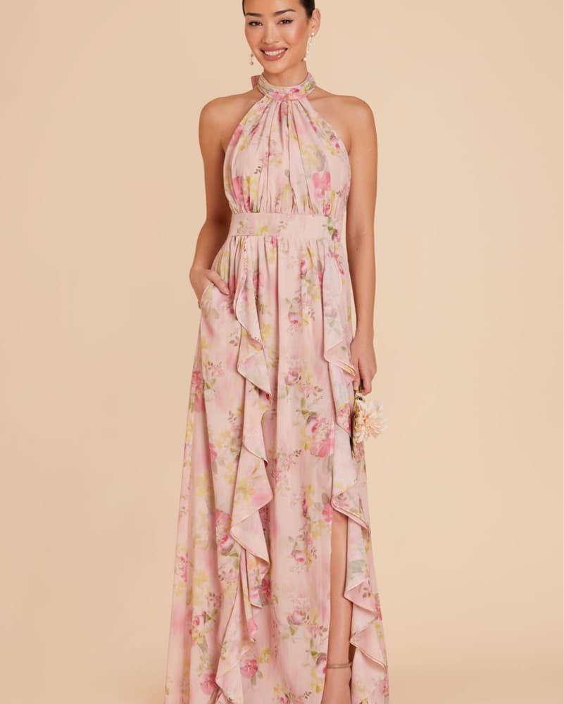 Birdie Grey Joyce Chiffon Dress - Image 1