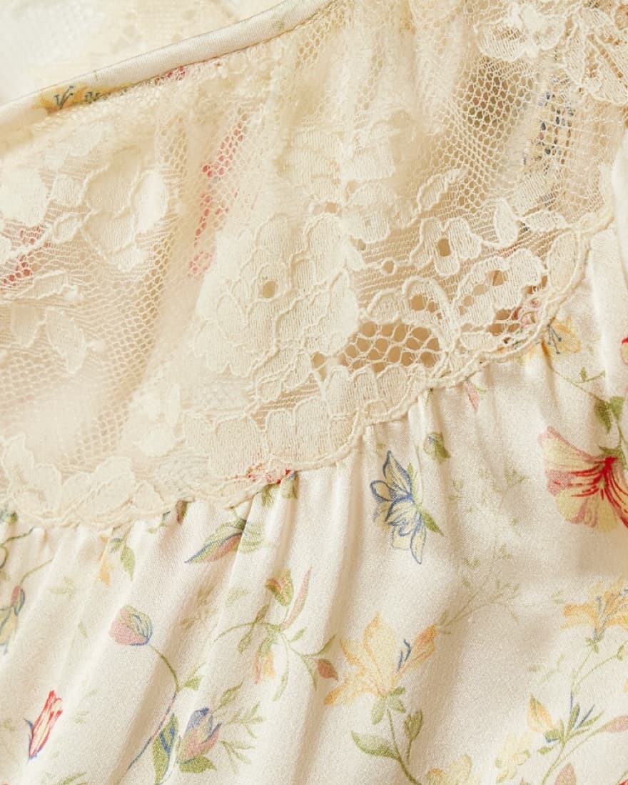 DÔEN Camri corded lace-trimmed floral-pr - Image 5