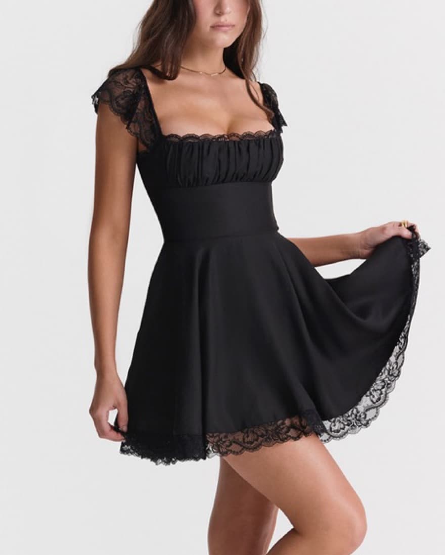 House Of CB Kaia Dress In Black XS - Image 1