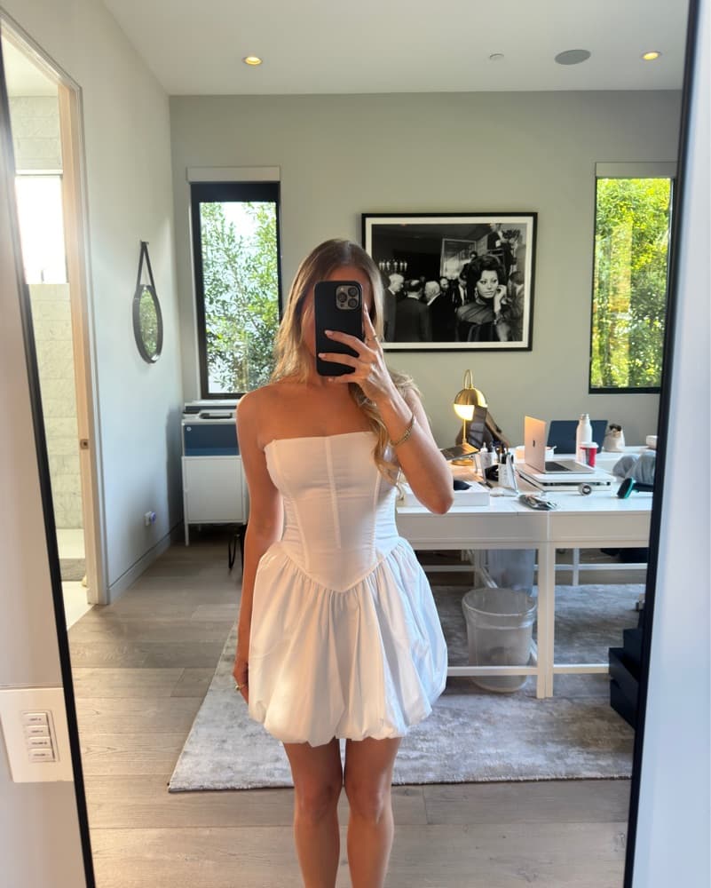 Fleur Du Mal Poplin Bubble Dress - Image 1