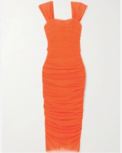 Dolce Gabbana Orange Dress - Image 2