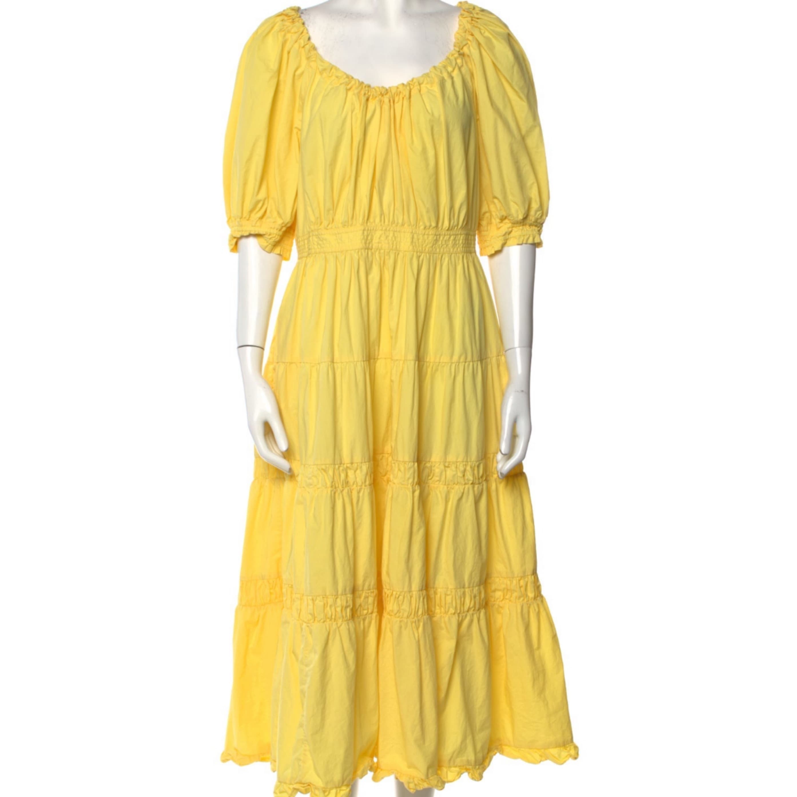 Ulla Johnson Yellow Dress - Image 2