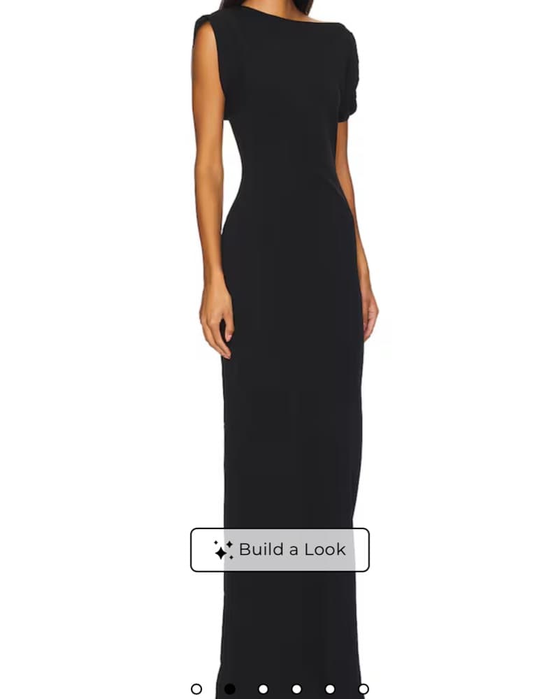 Black Puff Sleeve Maxi Dress - Image 3