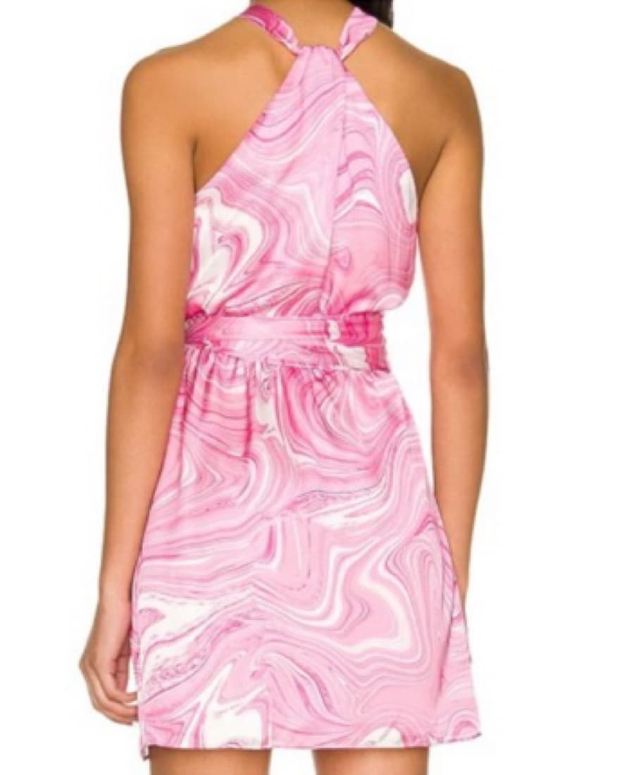 Amanda Uprichard Pink And White Halter - Image 3