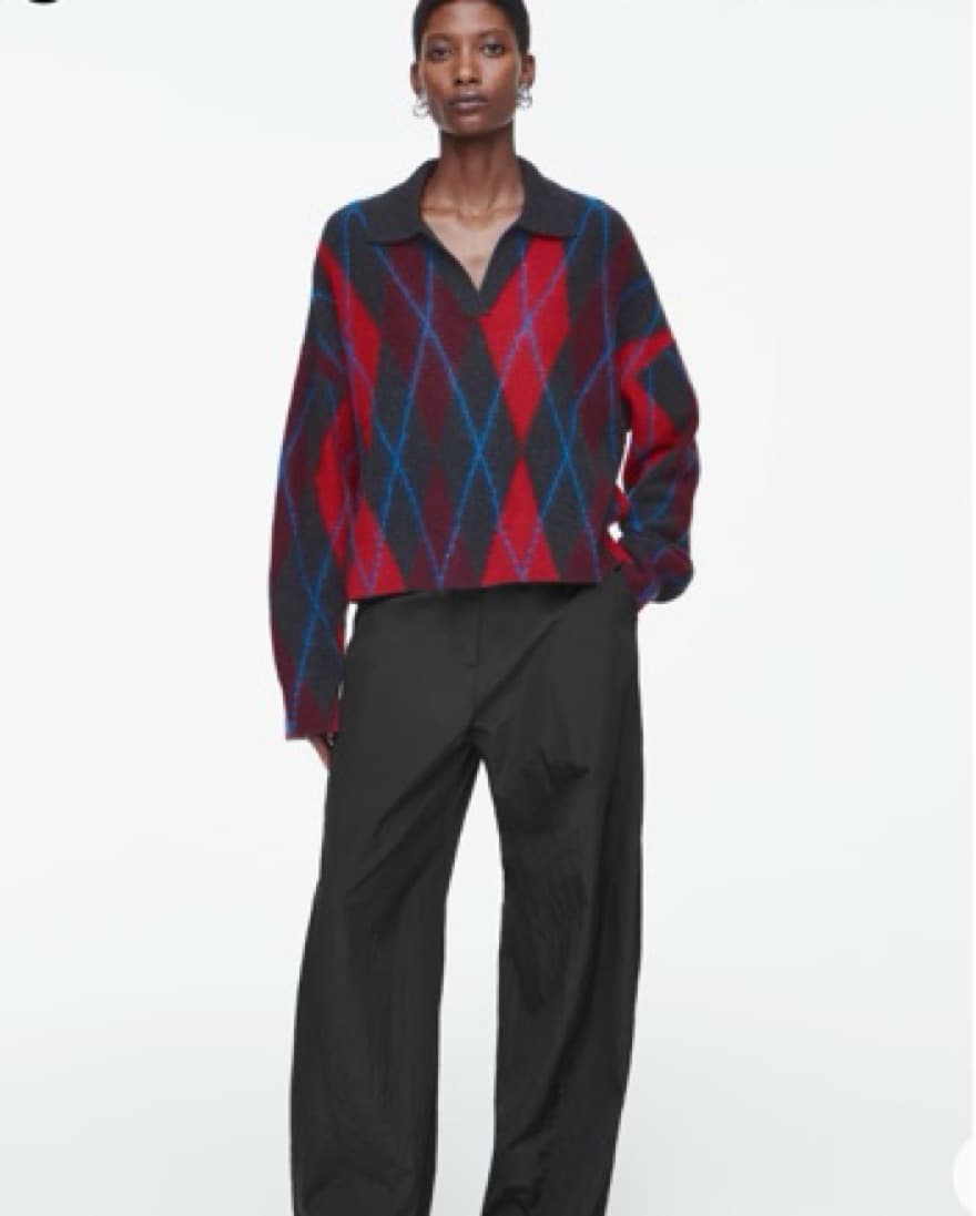 Cos Argyle Sweater - Image 3