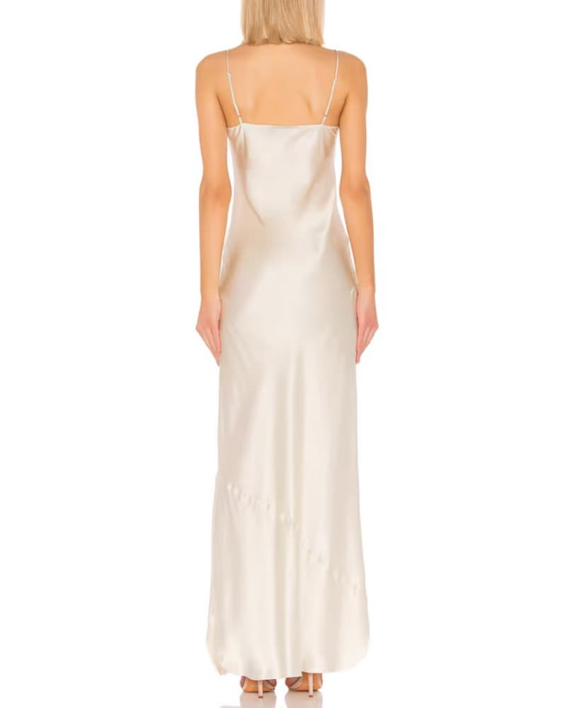 Nili Lotan Cami Gown 100% Silk - Image 4
