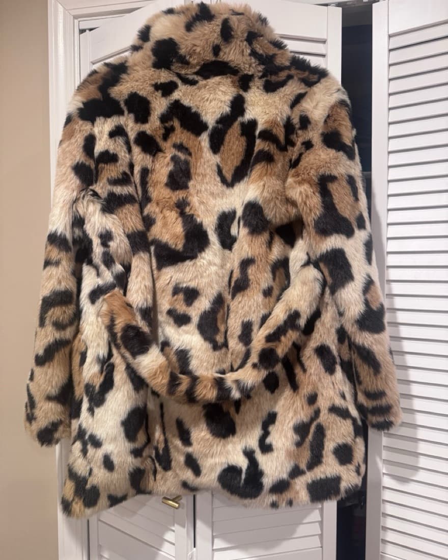 Love Token Faux Fur Cheetah Coat  - Image 3