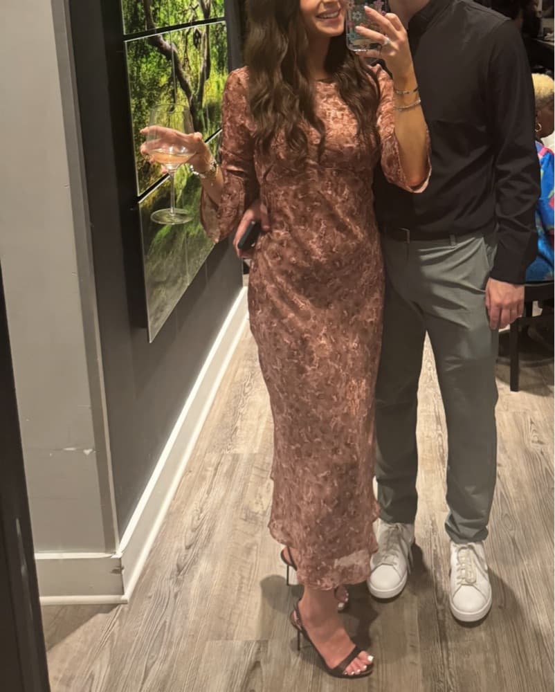 Elegant Floral Dress - Image 1