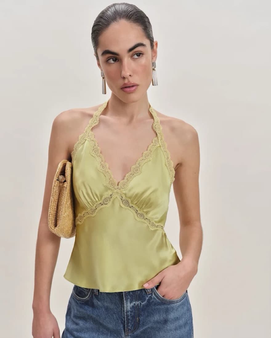 Reformation Monica Silk Top - Image 1