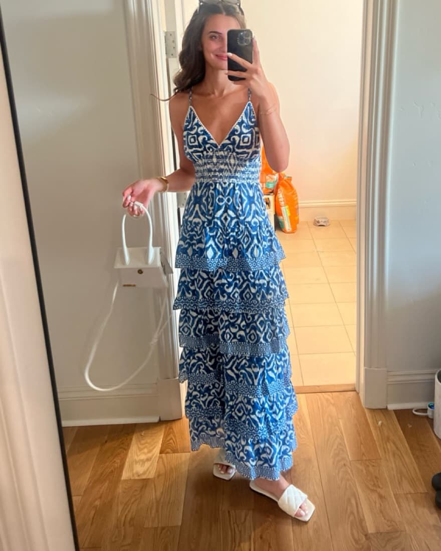 Alice + Olivia IMOGENE TIERED MAXI DRESS - Image 2