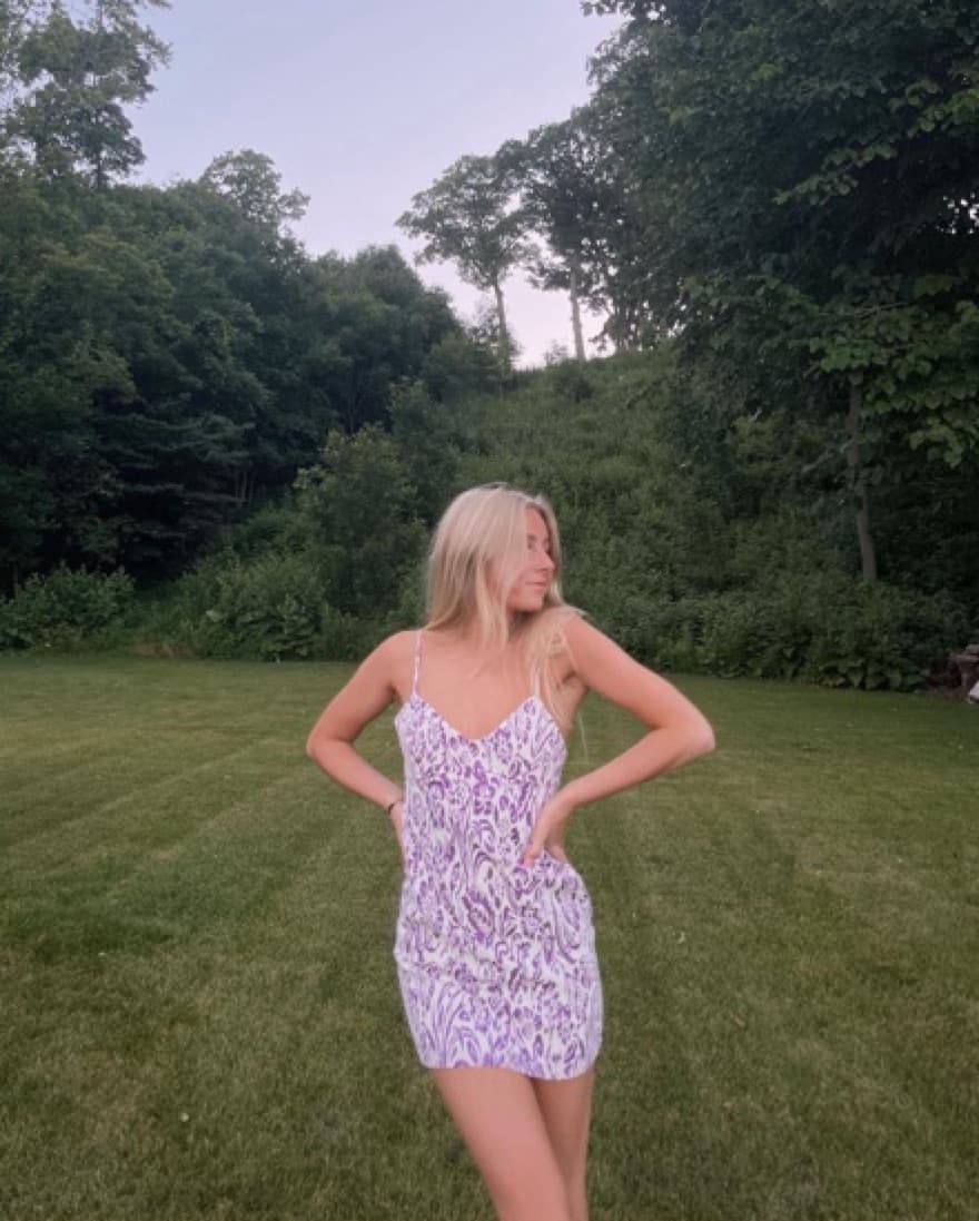 Jacquard Mini Dress - Image 2