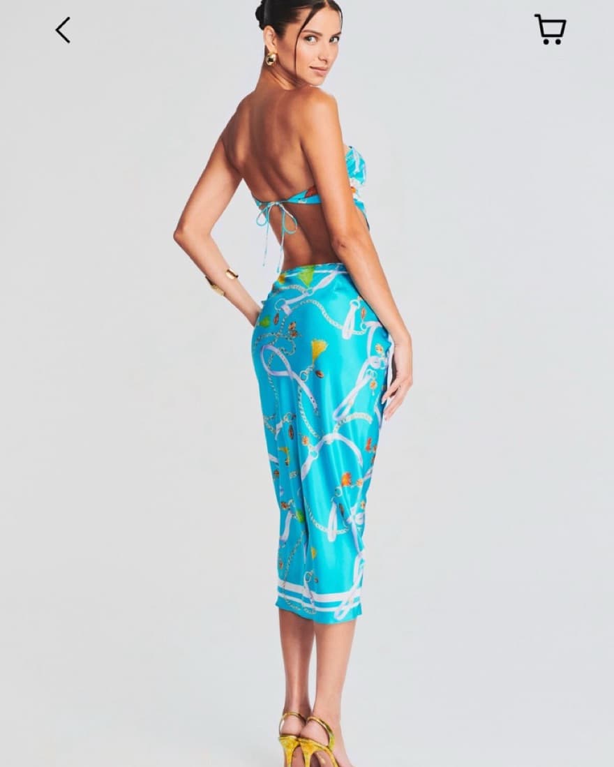 Retrofete Ser.o.ya Skirt Silk Set - Image 3