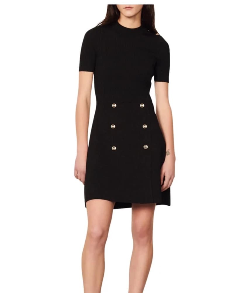 Sandro Black Dress - Image 2