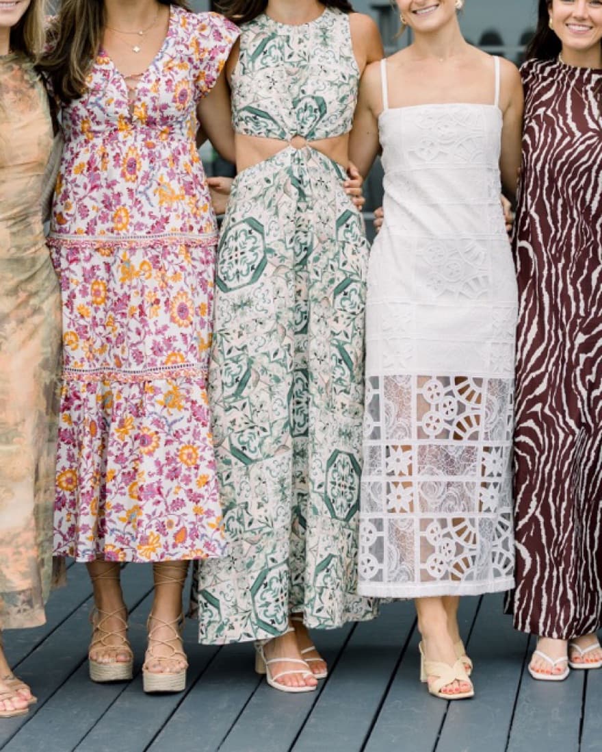 Significant Other Elle Linen Midi Dress - Image 3