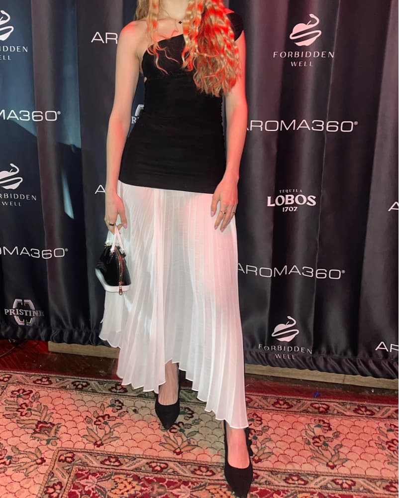 Alice And Olivia Pleated Maxi Skirt  - Image 5