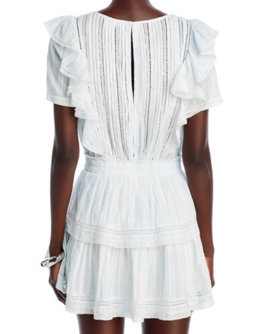 Loveshackfancy Smocked Eyelet Mini Dress - Image 2