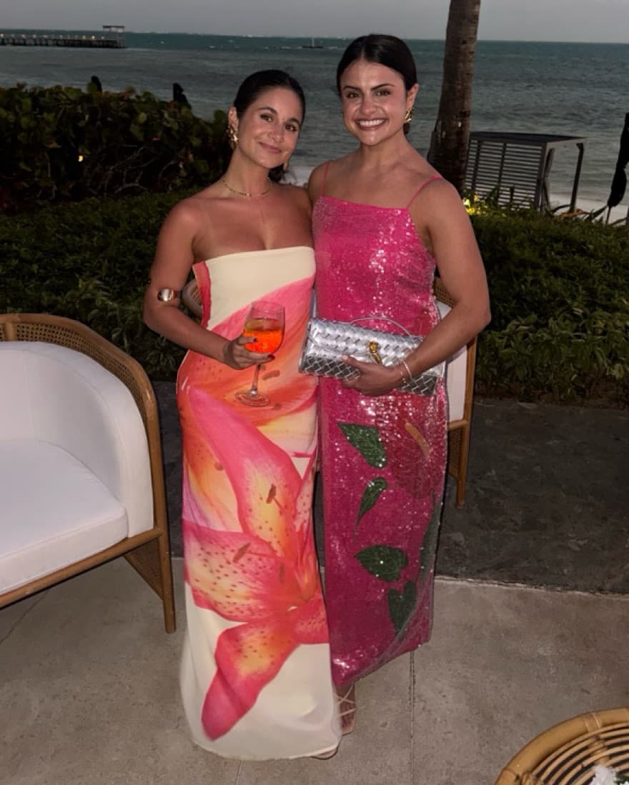 Floral Strapless Maxi Dress - Image 1
