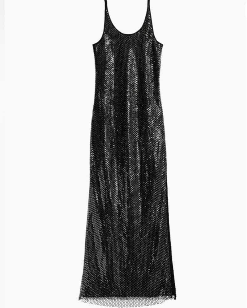 Rag & bone Scoop Neck Sequin Gown - Image 4