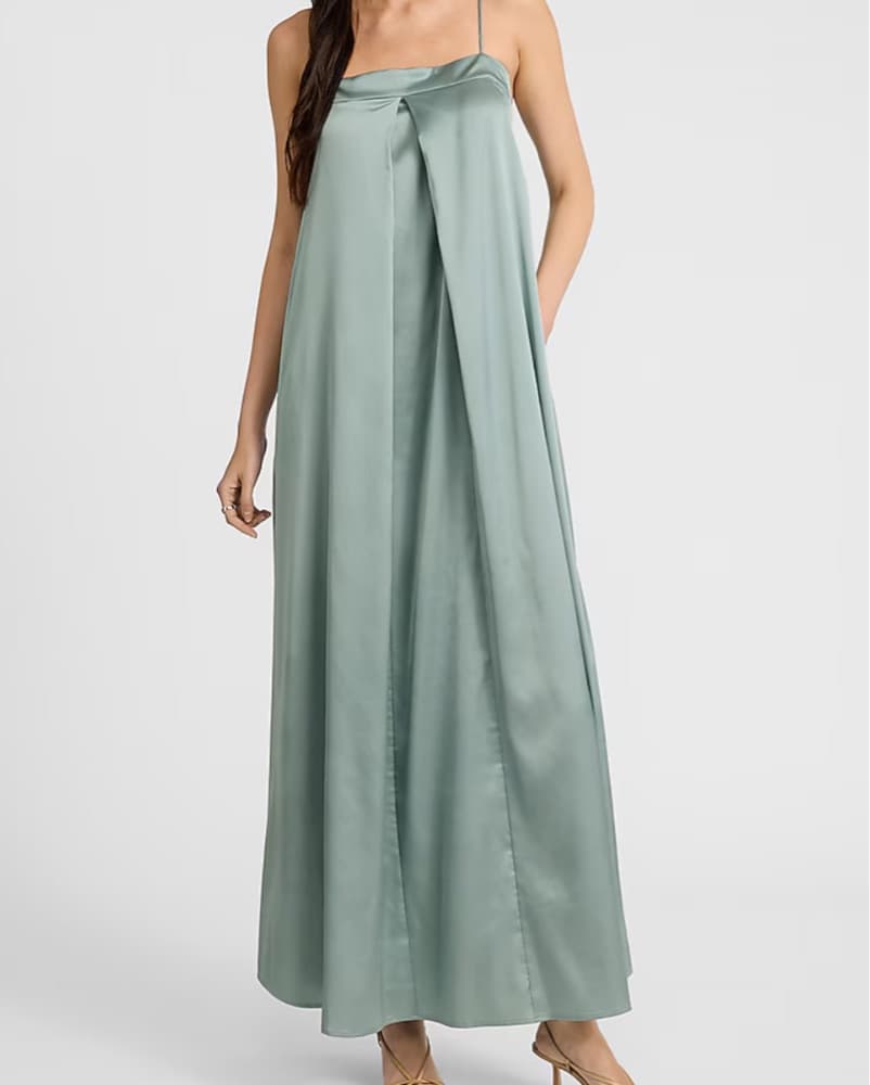 Blue Express Satin Dress - Image 1