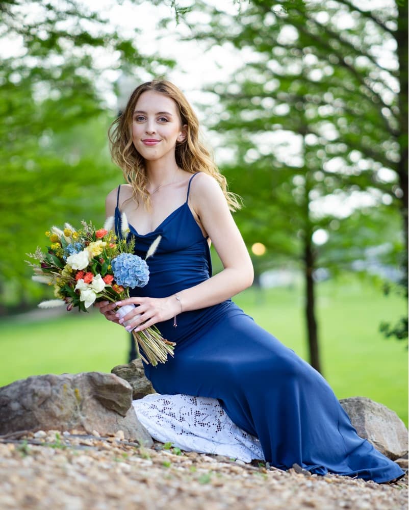 Katie May Surreal Dress In Deep Sea Maxi - Image 5