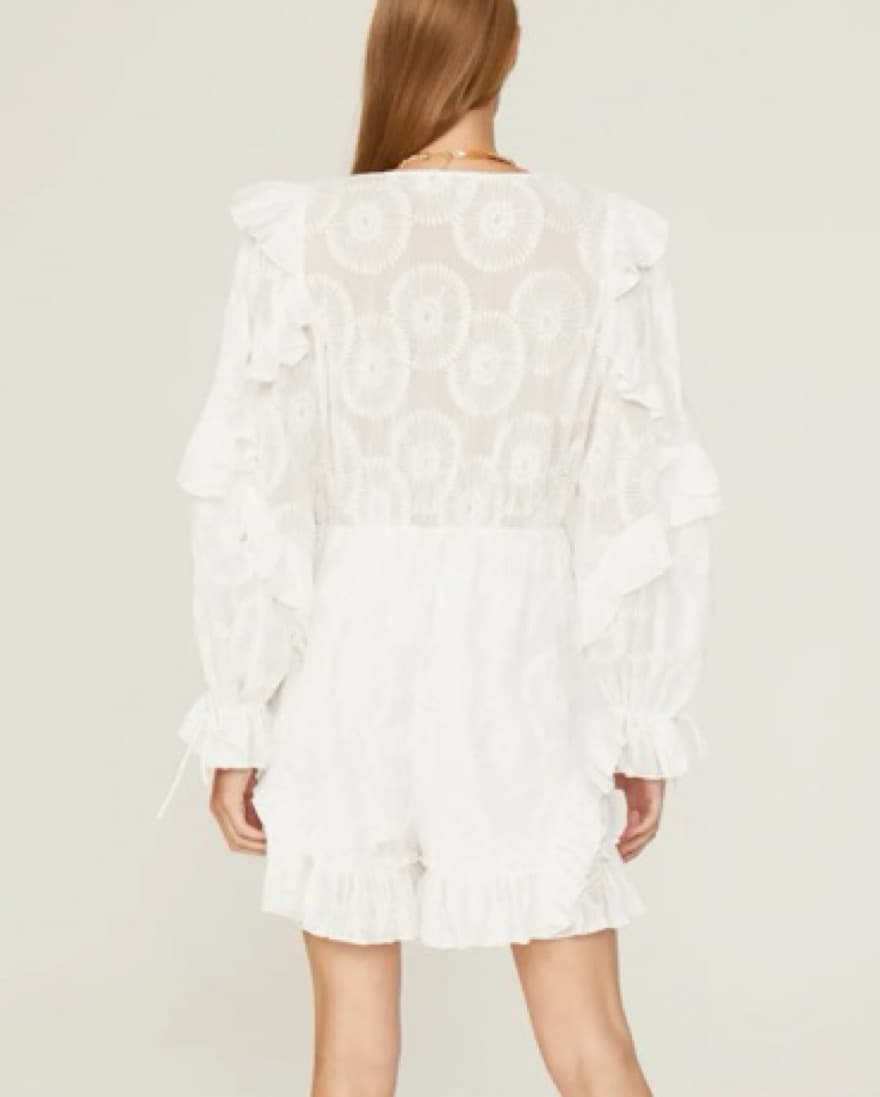 Ted Baker Lussa White Lace Romper - Image 4