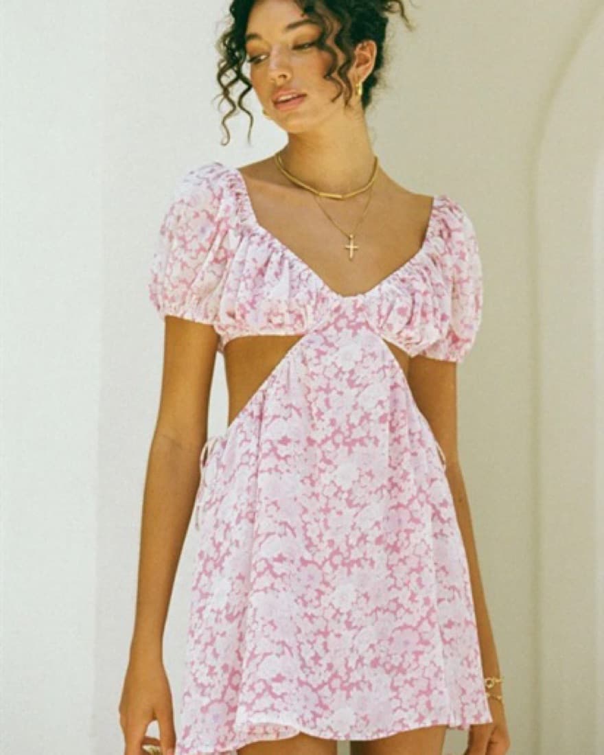 Sabo Skirt Eilish Dress Peony - Image 3