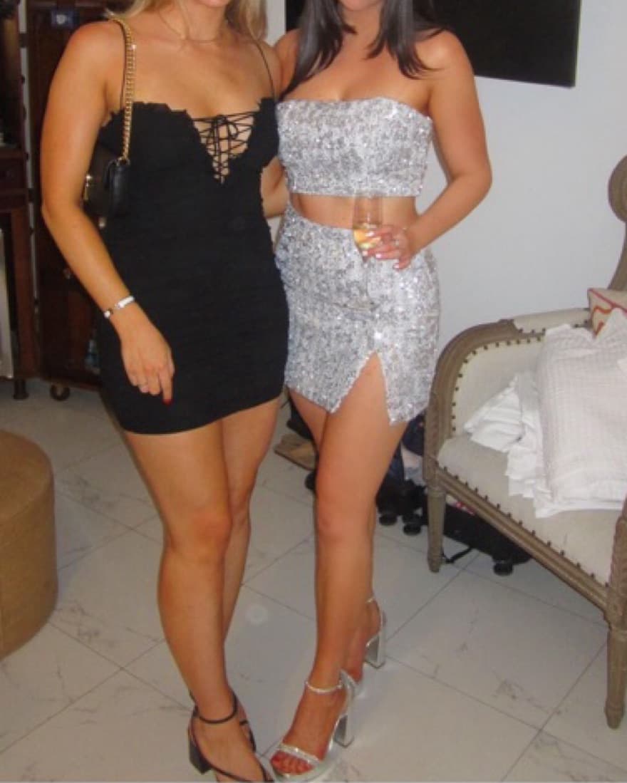 Silver Amanda Uprichard Two-Piece Set - Image 5