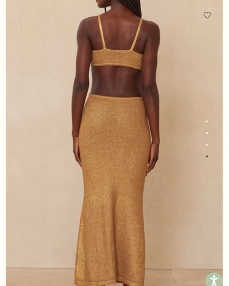 Cult Gaia gold Dress  - Image 3