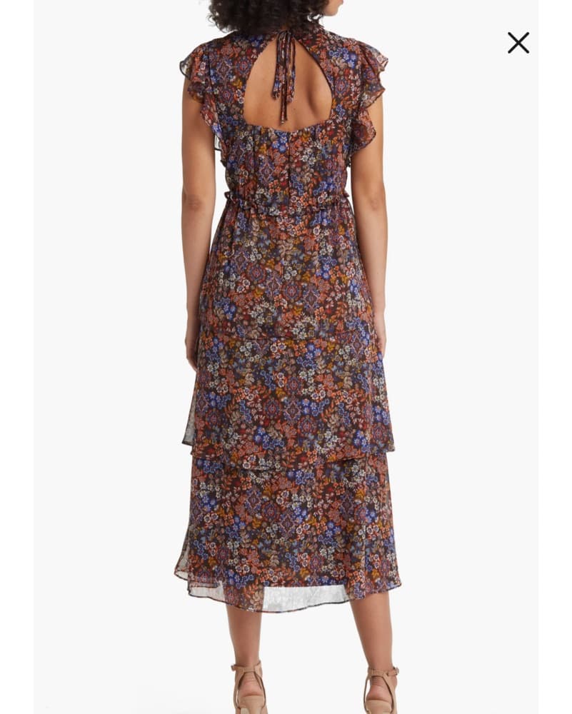 Julia Jordan Floral Ruffle Tiered Midi  - Image 2