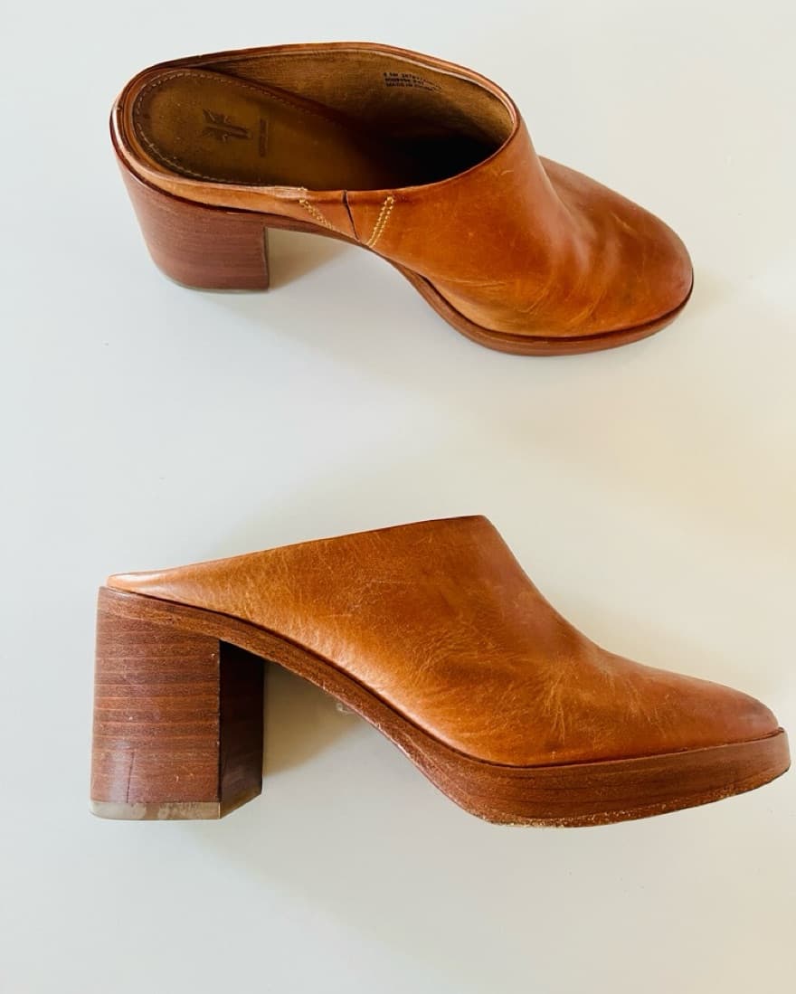 Frye Leather Clog / Mule - Image 2