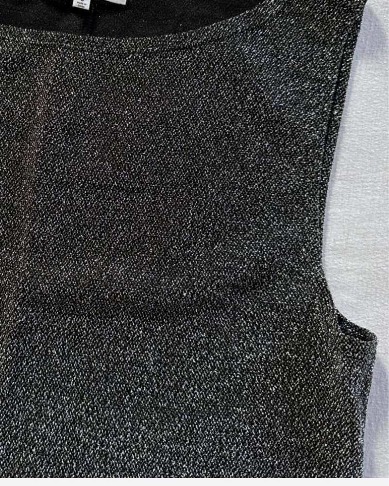 Reformation Black Sparkle Mini Dress - Image 6