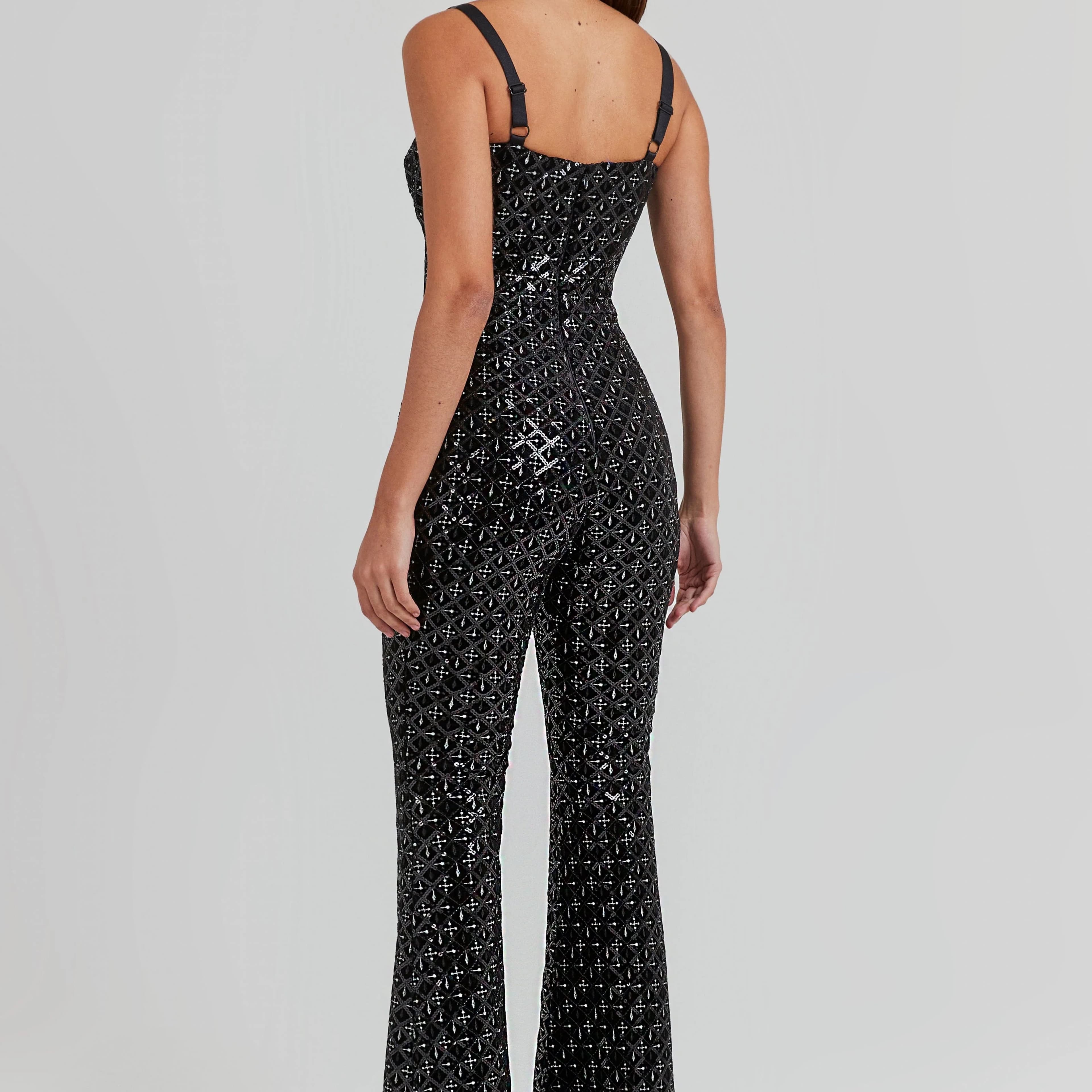 Nadin Merabi Hailey Black Jumpsuit - Image 3